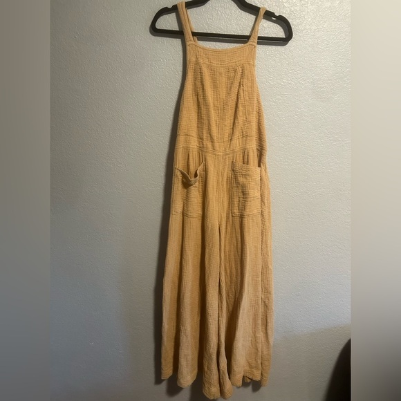 Free people Cyprus Ave Overalls in Golden Brown - Picture 3 of 8